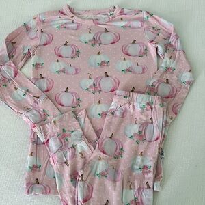 Little Dreamers pink pumpkin loungewear